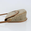 Christian Dior Vintage Honeycomb Canvas and Leather