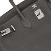 Hermes Birkin Grey Clemence with Palladium Hardware