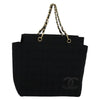 Chanel Chocolate Bar CC Tote Cotton