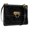 Salvatore Ferragamo Gancini Flap Patent Leather