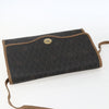 Christian Dior Vintage Honeycomb Flap Canvas and Leather