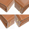 Gucci Vintage Lady Lock Top Handle Leather