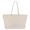 Fendi Roll Tote Zucca Canvas and Leather