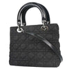 Christian Dior Vintage Lady Dior Cannage Quilt Denim