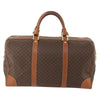 Celine Vintage Macadam Boston Canvas and Leather