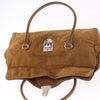 Prada Pushlock Tote Suede