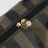 Fendi Vintage Pequin Boston Coated Canvas