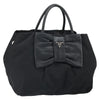 Prada Bow Tote Tessuto with Leather