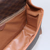 Celine Vintage Macadam Circle Logo Canvas and Leather