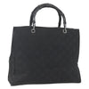 Gucci Vintage Bamboo Handle Tote GG Nylon