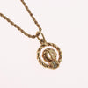 Christian Dior CD Pendant Gold-plated