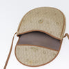 Christian Dior Vintage Honeycomb Flap Canvas and Leather