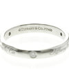 Tiffany & Co. Notes Wedding Band Platinum with diamonds