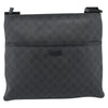 Gucci Vintage Flat Messenger GG Canvas and Leather