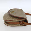 Celine Vintage Macadam Circle Logo Canvas and Leather
