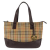 Burberry Nova Check Tote Canvas and Leather