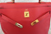 Hermes Kelly Red Clemence with Gold Hardware