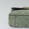 Valentino Garavani Rockstud Spike Flap Quilted Suede