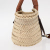Chloe Marcie Basket Raffia and Leather
