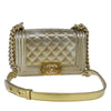 Chanel Boy Flap Quilted Patent