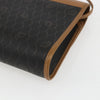 Christian Dior Vintage Honeycomb Canvas and Leather
