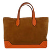 Hermes Maxibox Cabas Doblis Suede with Epsom