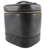 Chanel Vintage Cosmetic Case Leather