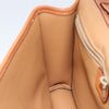Celine Vintage Macadam Circle Logo Canvas and Leather