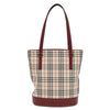 Burberry Nova Check Tote Canvas and Leather