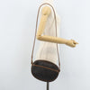 Christian Dior Vintage Honeycomb Canvas and Leather