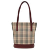 Burberry Nova Check Tote Canvas and Leather