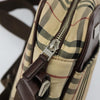 Burberry Zip Messenger Nova check Canvas and Leather