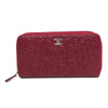 Chanel Camellia Zip Around Organizer Leather