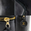 Chanel Vintage Cosmetic Case Leather