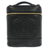 Chanel Vintage Timeless Cosmetic Case Caviar