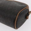Christian Dior Vintage Honeycomb Canvas and Leather