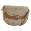 Christian Dior Vintage Honeycomb Canvas and Leather