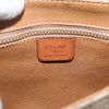 Celine Vintage Macadam Circle Logo Canvas and Leather