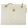 Chanel CC Shoulder Bag Quilted Caviar