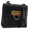 Salvatore Ferragamo Gancini Flap Leather
