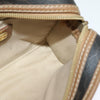 Christian Dior Vintage Honeycomb Zip Canvas and Leather