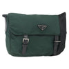 Prada Double Buckle Flap Messenger Tessuto