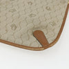 Christian Dior Vintage Honeycomb Canvas and Leather