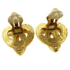Chanel CC logo heart Gold-plated