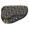 Christian Dior Saddle Zip Diorissimo Canvas