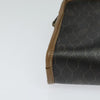 Christian Dior Vintage Honeycomb Zip Canvas and Leather