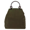 Prada Resin Handle Tote Tessuto