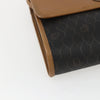 Christian Dior Vintage Honeycomb Canvas and Leather