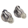 Chanel Vintage CC Round Clip-On Metal