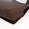 Chanel Vintage Logo Flap Messenger Leather